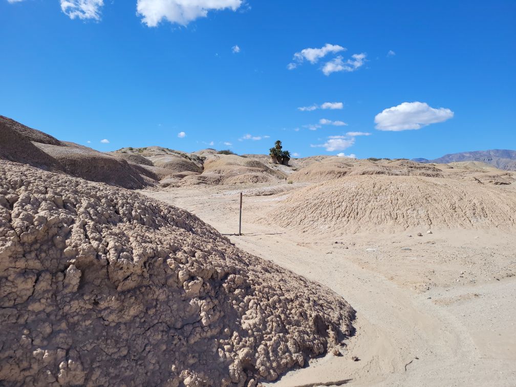 More Mud Hills with "Three Palms" in Background