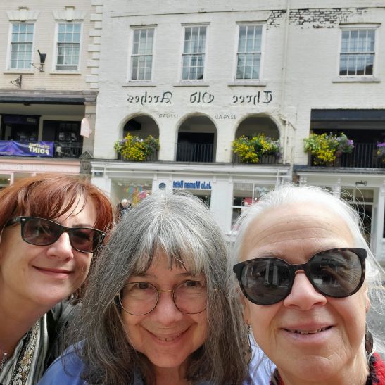 Leone, Deb and Melanie in Chester