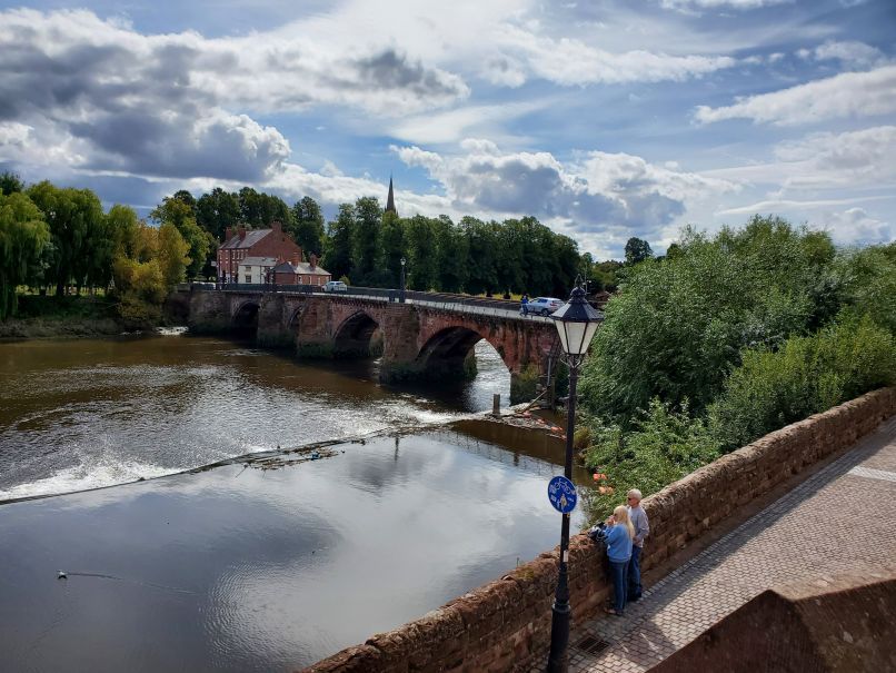 River view w bridge Chester