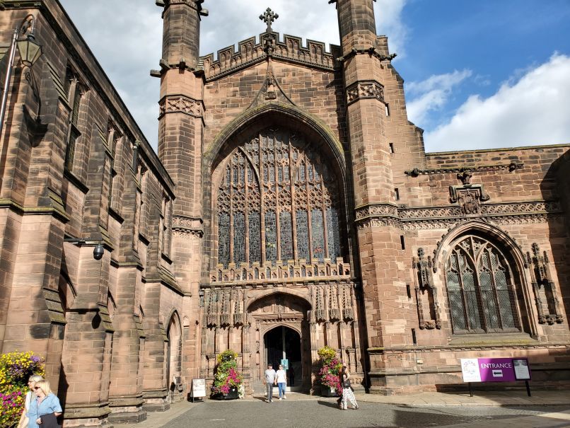 Chester Cathedral close-up
