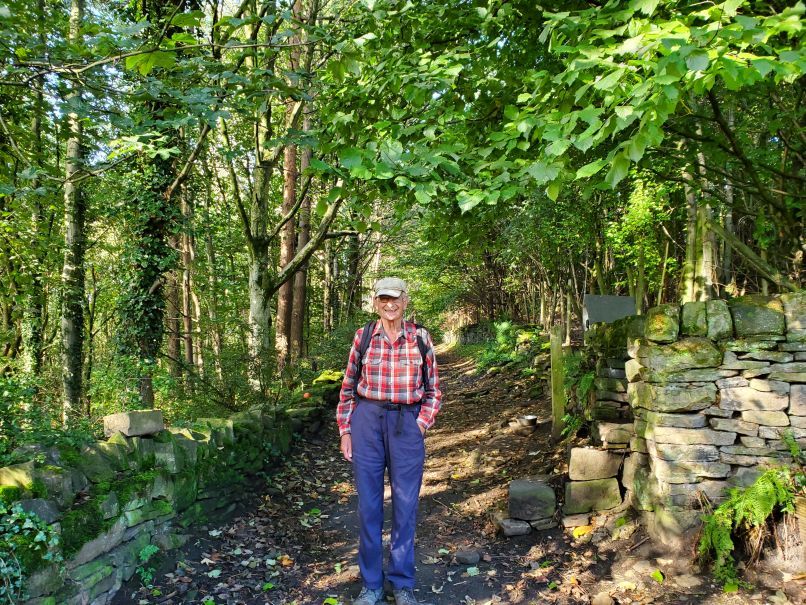 Mike on hike day