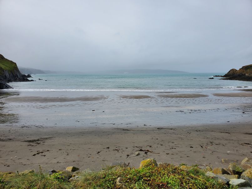 Beach view west of Newport