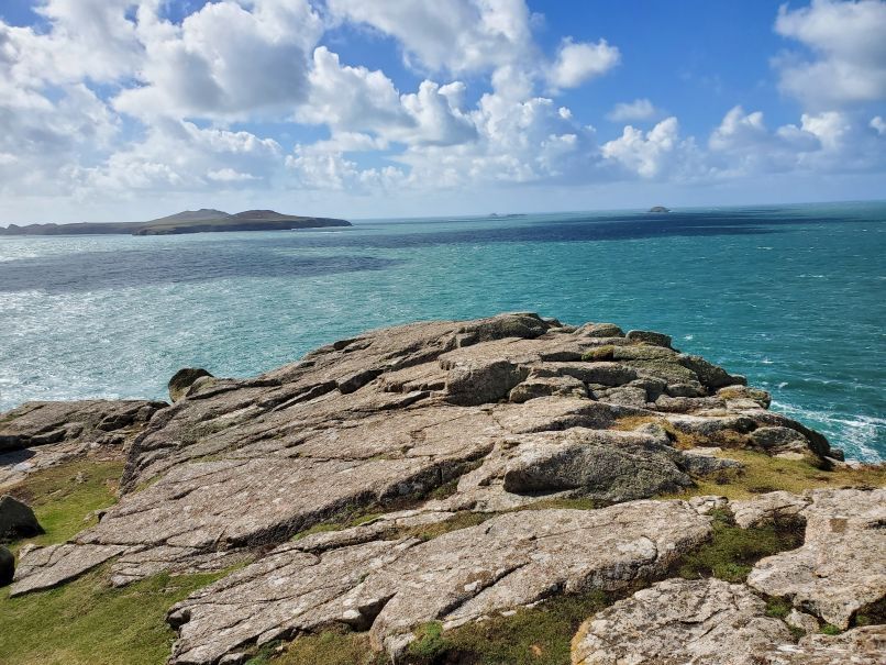 Looking out to sea at St. David's Head