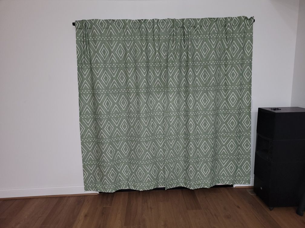 New Back Door Curtains