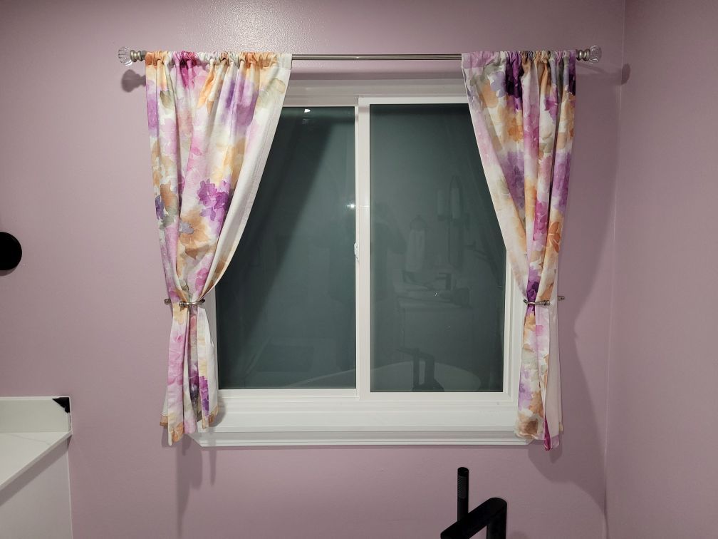 New Master Bathroom Curtains
