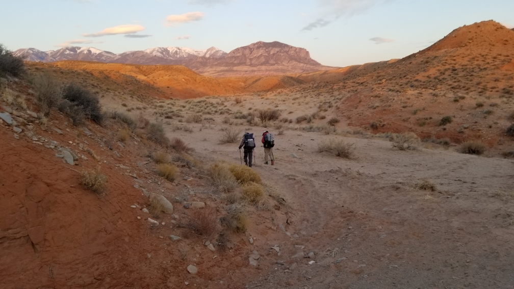 Melanie & Mike Leaving Trailhead