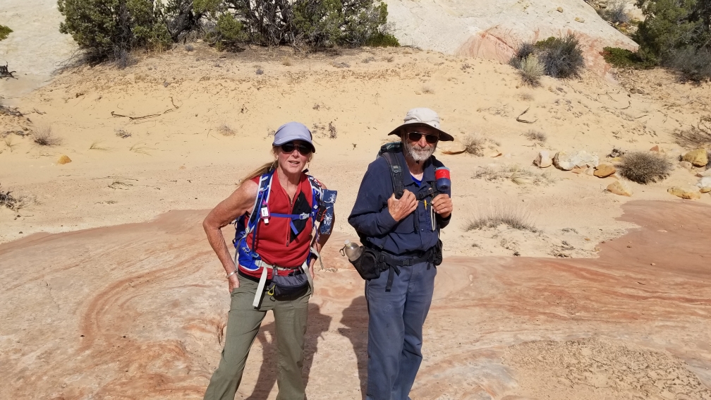 Julianne & Mike on Hike from Campsite