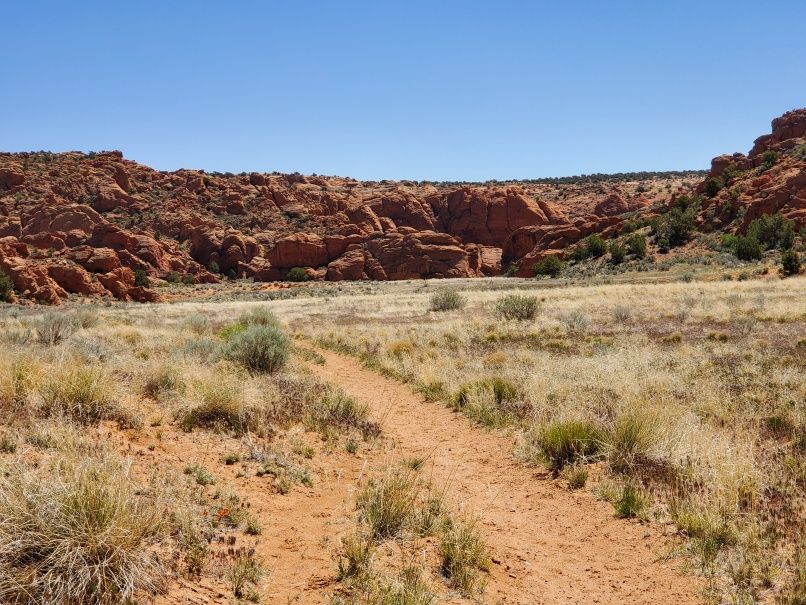 Great path into the Gulch