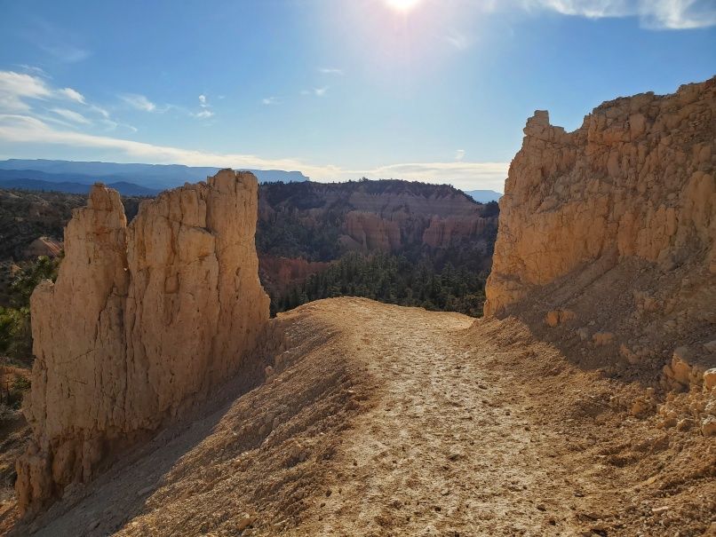 Window Rock From Trail