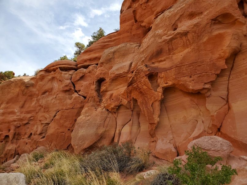 Interesting Red Rock wall